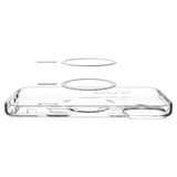 Spigen iPhone 17 Deksel Ultra Hybrid MagFit Clear Graphite