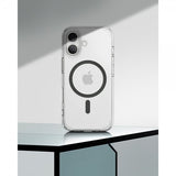 Spigen iPhone 17 Deksel Ultra Hybrid MagFit Clear Graphite