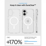 Spigen iPhone 17 Deksel Ultra Hybrid MagFit Clear White