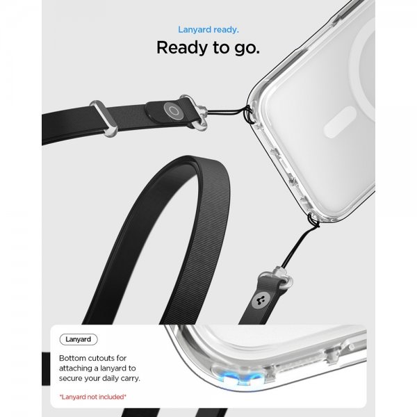 Spigen iPhone 17 Deksel Ultra Hybrid MagFit Clear White