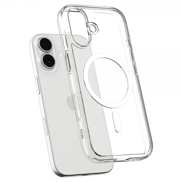 Spigen iPhone 17 Deksel Ultra Hybrid MagFit Clear White