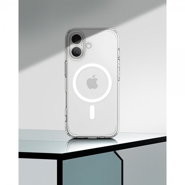 Spigen iPhone 17 Deksel Ultra Hybrid MagFit Clear White