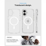 Spigen iPhone 17 Deksel Ultra Hybrid MagFit Frost White