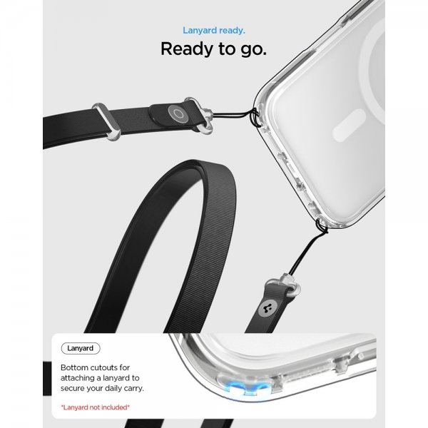 Spigen iPhone 17 Deksel Ultra Hybrid MagFit Frost White