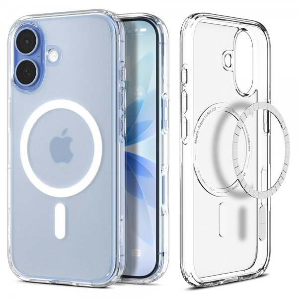Spigen iPhone 17 Deksel Ultra Hybrid MagFit Frost White