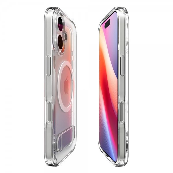 Spigen iPhone 17 Deksel Ultra Hybrid S MagFit Clear White