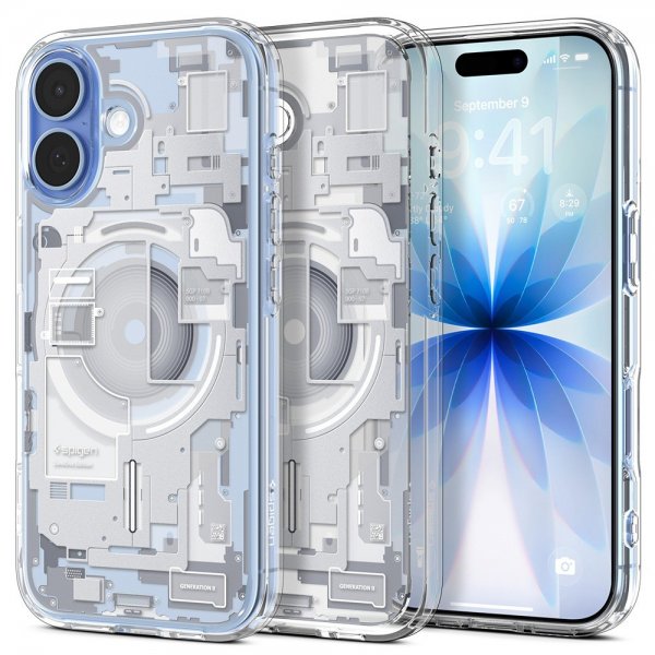 Spigen iPhone 17 Deksel Ultra Hybrid Zero One MagFit Hvit