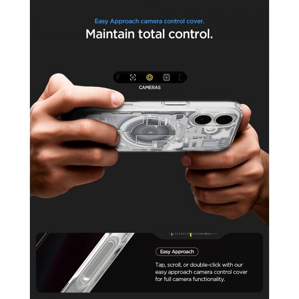 Spigen iPhone 17 Deksel Ultra Hybrid Zero One MagFit Hvit