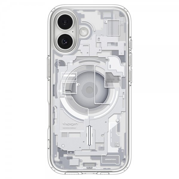 Spigen iPhone 17 Deksel Ultra Hybrid Zero One MagFit Hvit