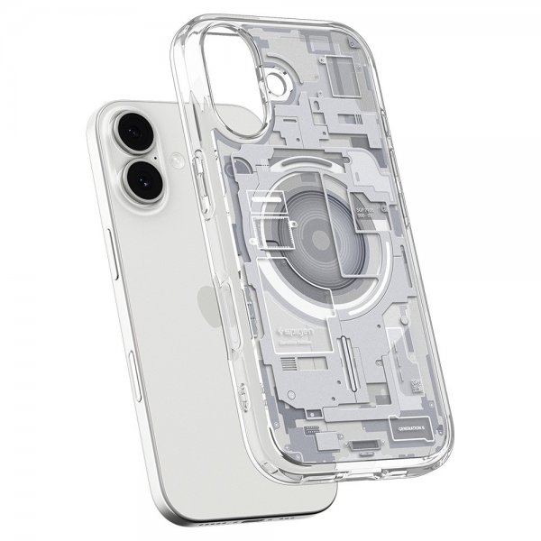 Spigen iPhone 17 Deksel Ultra Hybrid Zero One MagFit Hvit