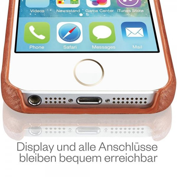 Kavaj iPhone 5/5S/SE 2016 Deksel Tokyo Brun