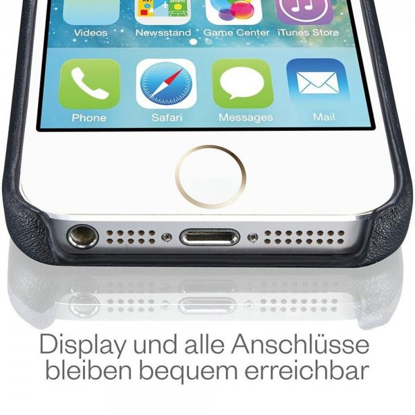 Kavaj iPhone 5/5S/SE 2016 Deksel Tokyo Svart
