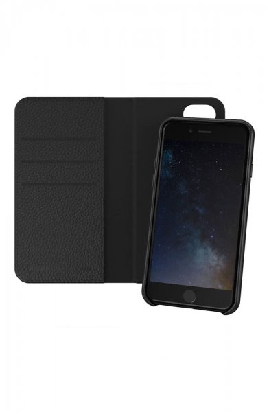 Richmond & Finch iPhone 6/6S/7/8/SE Etui Wallet Löstagbart Deksel Svart