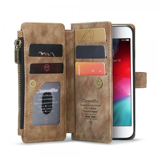 CaseMe iPhone 6/6S/7/8/SE Etui C30 Series Brun
