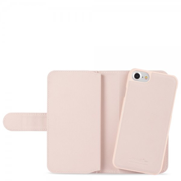 holdit iPhone 6/6S/7/8/SE Etui Wallet Case Extended Magnet Avtakbart Deksel Blush Pink