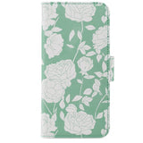 holdit iPhone 6/6S/7/8/SE Etui Wallet Case Green Flowers