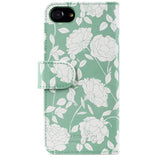 holdit iPhone 6/6S/7/8/SE Etui Wallet Case Green Flowers