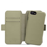 holdit iPhone 6/6S/7/8/SE Etui Wallet Case Magnet Khaki Green