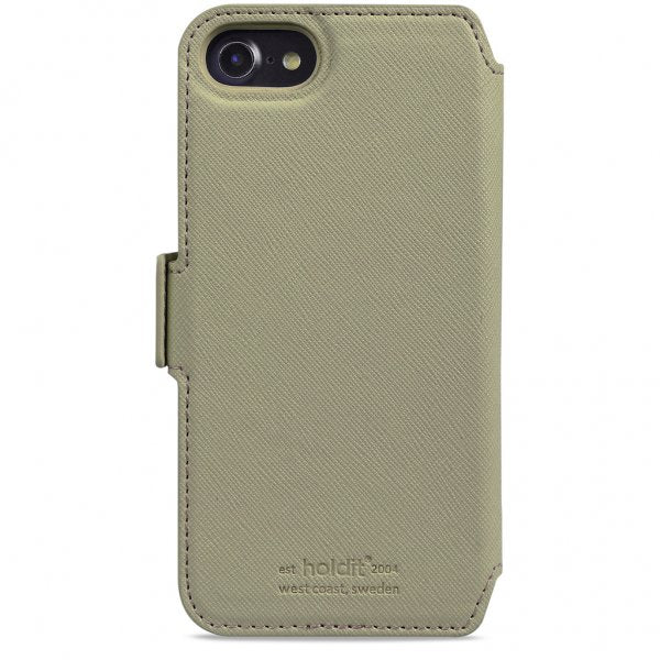 holdit iPhone 6/6S/7/8/SE Etui Wallet Case Magnet Khaki Green