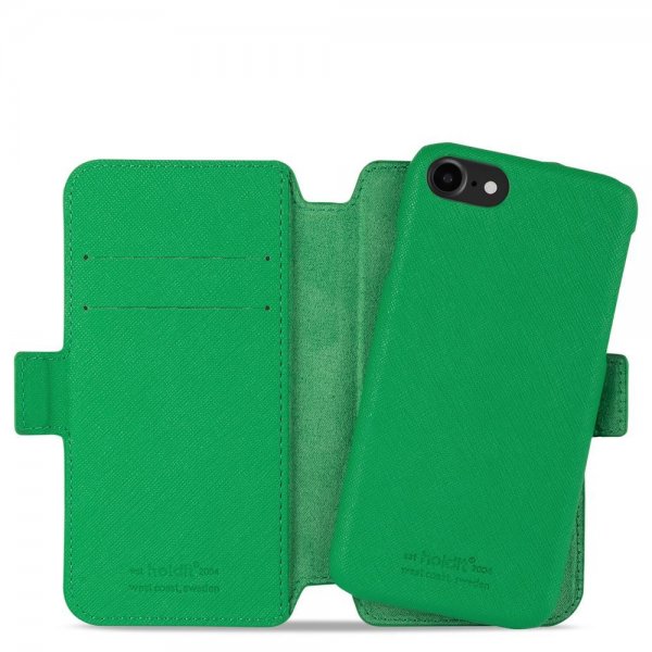 holdit iPhone 6/6S/7/8/SE Etui Wallet Case Magnet Stockholm Grass Green