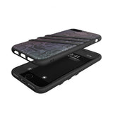 Adidas iPhone 6/6S/7/8/SE Deksel Moulded Case PU Reflective Svart
