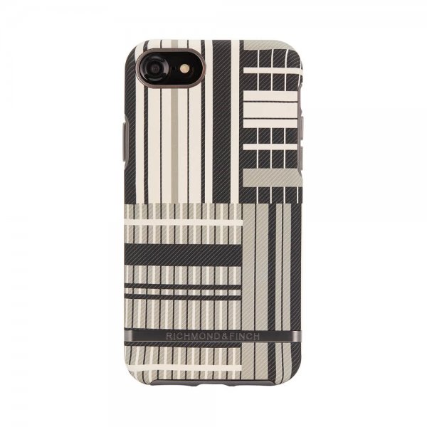 Richmond & Finch iPhone 6/6S/7/8/SE Deksel Platinum Stripes