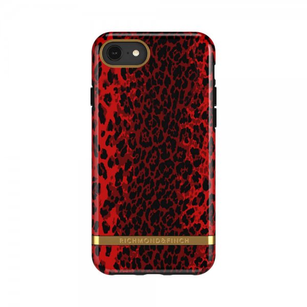 Richmond & Finch iPhone 6/6S/7/8/SE Deksel Red Leopard