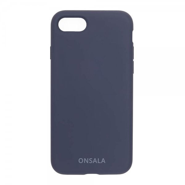 Onsala iPhone 6/6S/7/8/SE Deksel Silikon Cobalt Blue