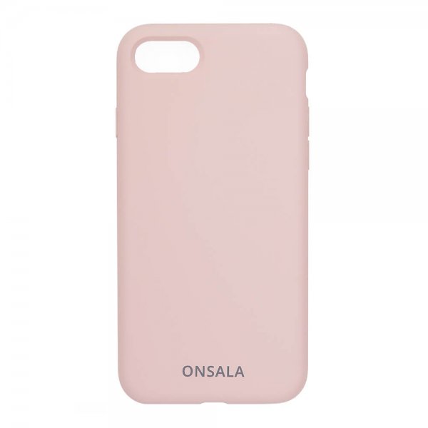 Onsala iPhone 6/6S/7/8/SE Deksel Silikon Sand Pink