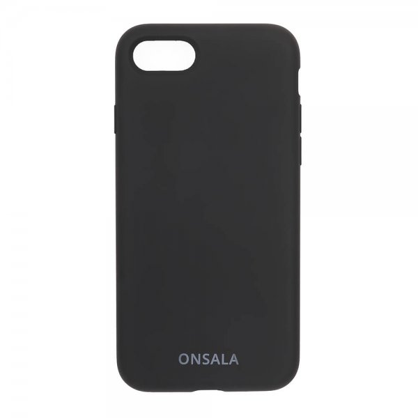 Onsala iPhone 6/6S/7/8/SE Deksel Silikon Svart
