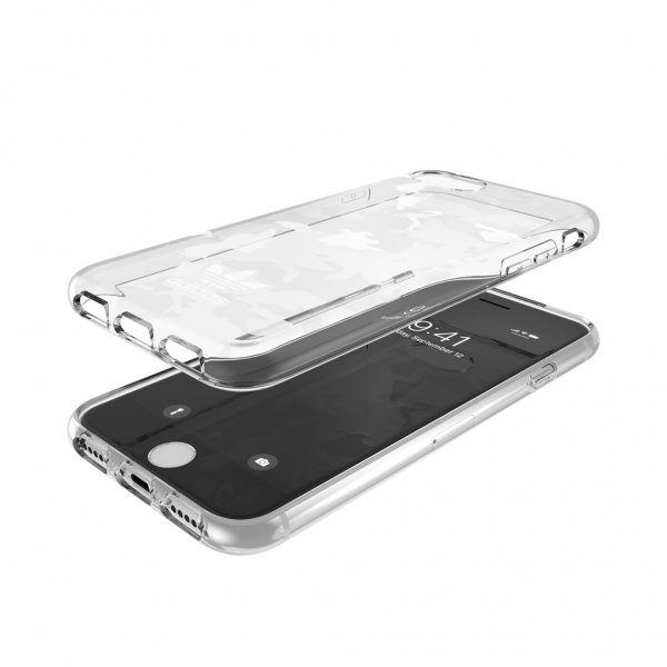 Adidas iPhone 6/6S/7/8/SE Deksel Snap Case Camo Clear AOP