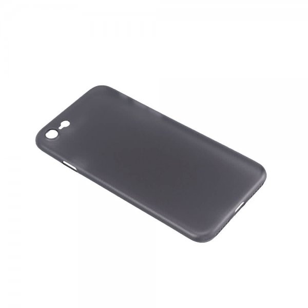 Gear iPhone 7/8/SE Deksel TPU SemiTransparent Svart