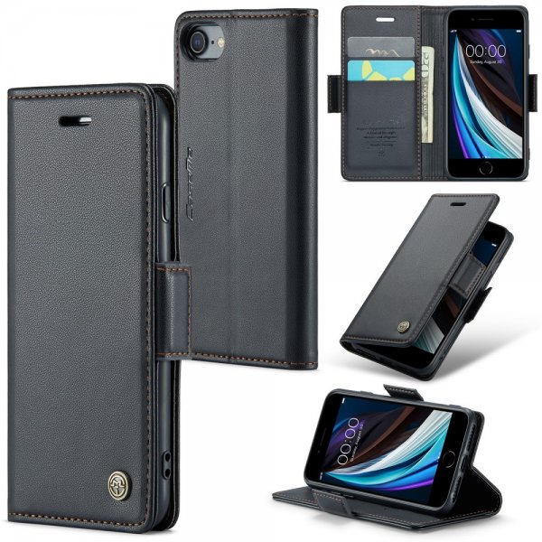 CaseMe iPhone 6/6S/7/8/SE Etui 023 Series Svart