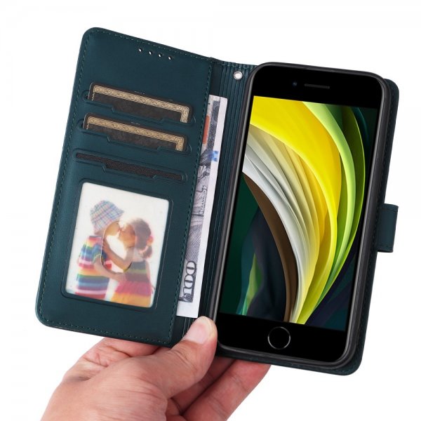 Betopnice iPhone 6/6S/7/8/SE Etui Avtagbart Deksel 005 Blå
