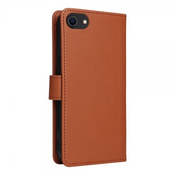 Betopnice iPhone 6/6S/7/8/SE Etui Avtagbart Deksel 005 Brun