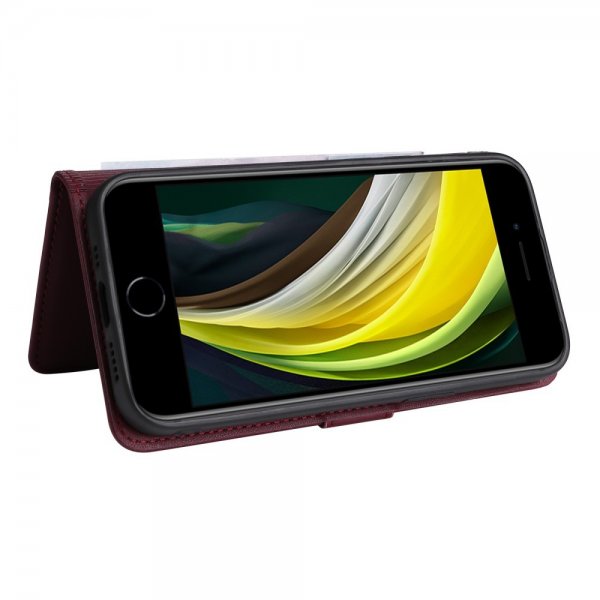 Betopnice iPhone 6/6S/7/8/SE Etui Avtagbart Deksel 005 Rød