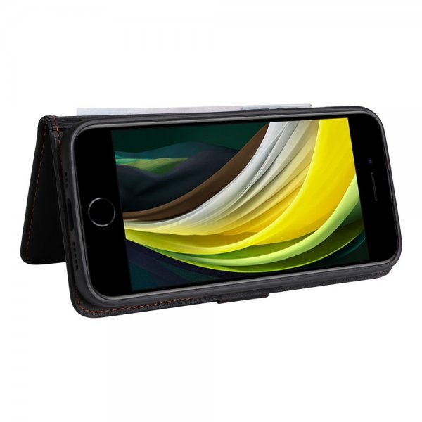 Betopnice iPhone 6/6S/7/8/SE Etui Avtagbart Deksel 005 Svart