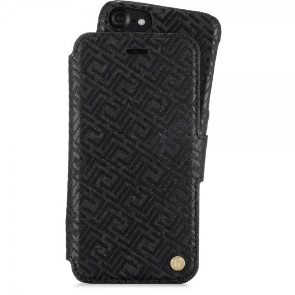 holdit iPhone 6/6S/7/8/SE Etui Stockholm Löstagbart Deksel Celia Svart