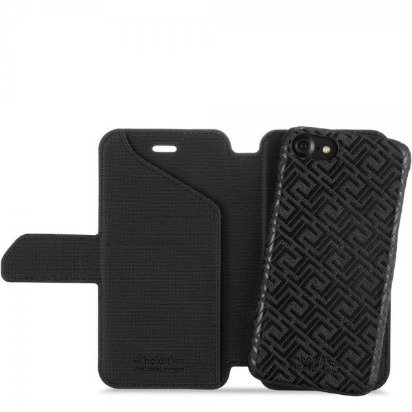 holdit iPhone 6/6S/7/8/SE Etui Stockholm Löstagbart Deksel Celia Svart
