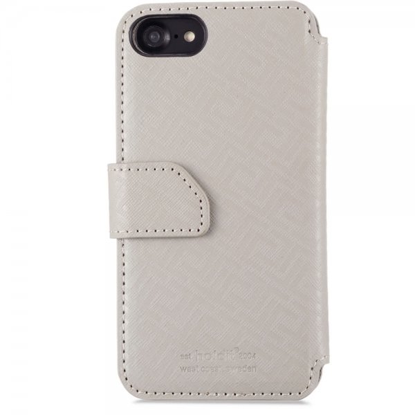 holdit iPhone 6/6S/7/8/SE Etui Stockholm Löstagbart Deksel Celia Taupe