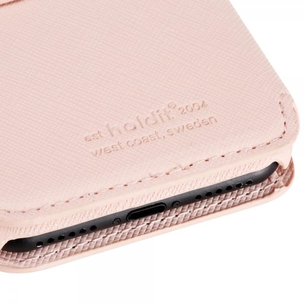 holdit iPhone 6/6S/7/8/SE Etui Stockholm Löstagbart Deksel Rosa