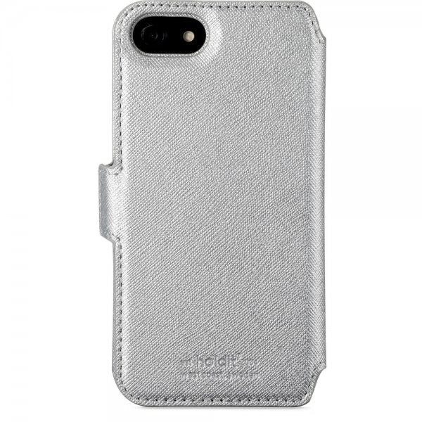 holdit iPhone 6/6S/7/8/SE Etui Stockholm Löstagbart Deksel Sølv