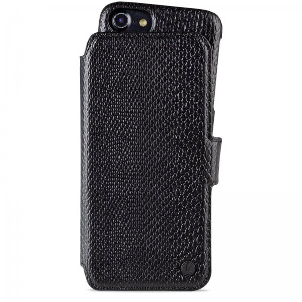 holdit iPhone 6/6S/ 7/8/SE Etui Wallet Case Magnet Serpent Black