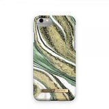 Ideal of Sweden iPhone 6/6S/7/8/SE Deksel Fashion Case Cosmic Green Swirl