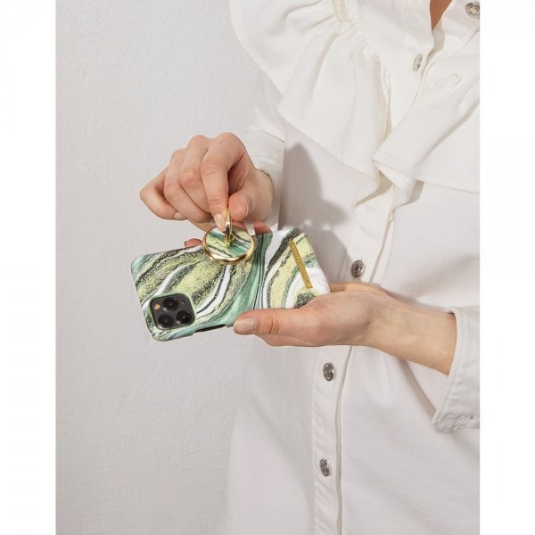 Ideal of Sweden iPhone 6/6S/7/8/SE Deksel Fashion Case Cosmic Green Swirl