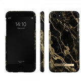 Ideal of Sweden iPhone 6/6S/7/8/SE Deksel Fashion Case Golden Smoke Marble