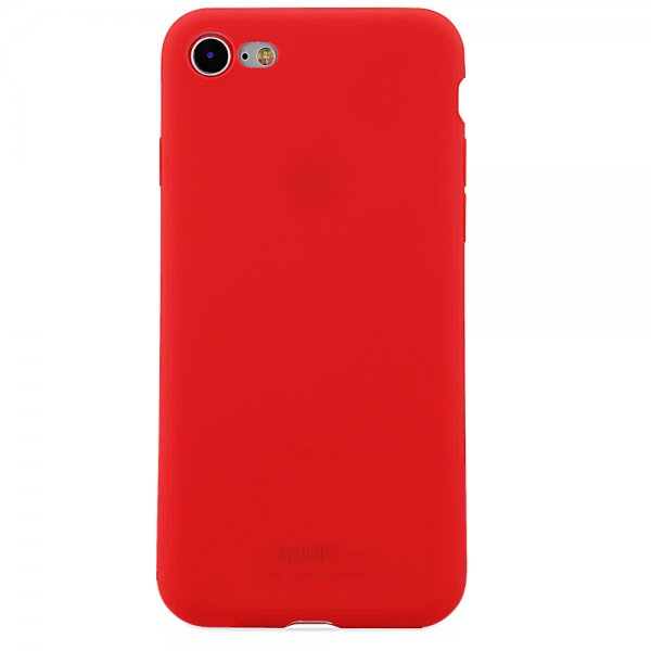 holdit iPhone 7/8/SE Deksel Silikon Ruby Red