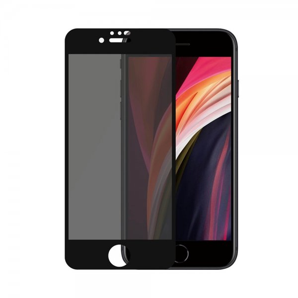 PanzerGlass iPhone 6/6S/7/8/SE Skjermbeskytter Edge-to-Edge Case Friendly Privacy
