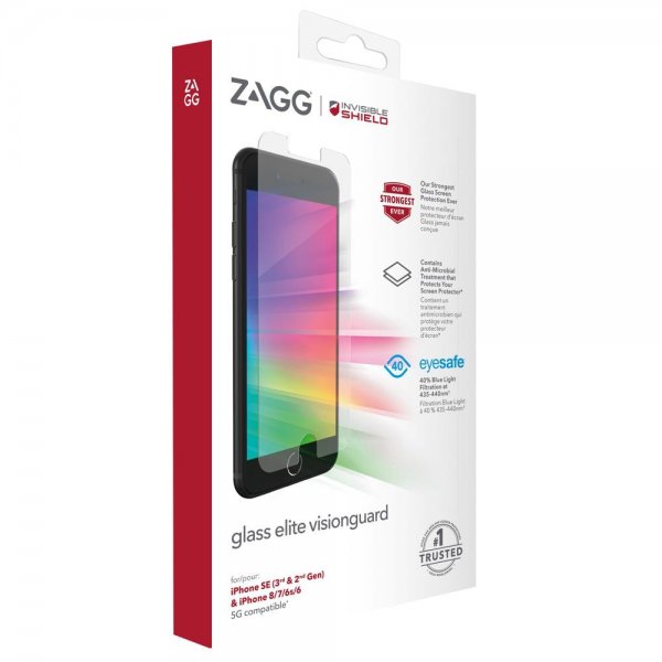 Zagg InvisibleShield iPhone 6/6S/7/8/SE Skjermbeskytter Glass XTR