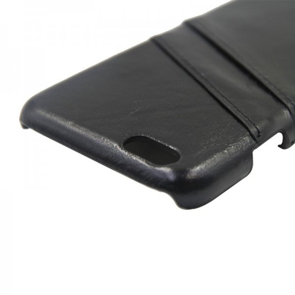iPhone 6/6S Deksel Kortlomme Utside Svart